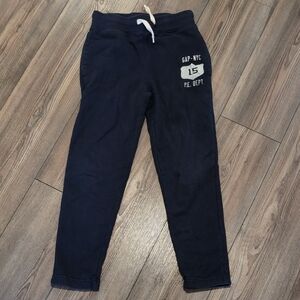 GAP Kids Navy Joggers M 8